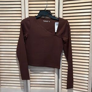 Abercrombie Asymmetrical Long Sleeve
